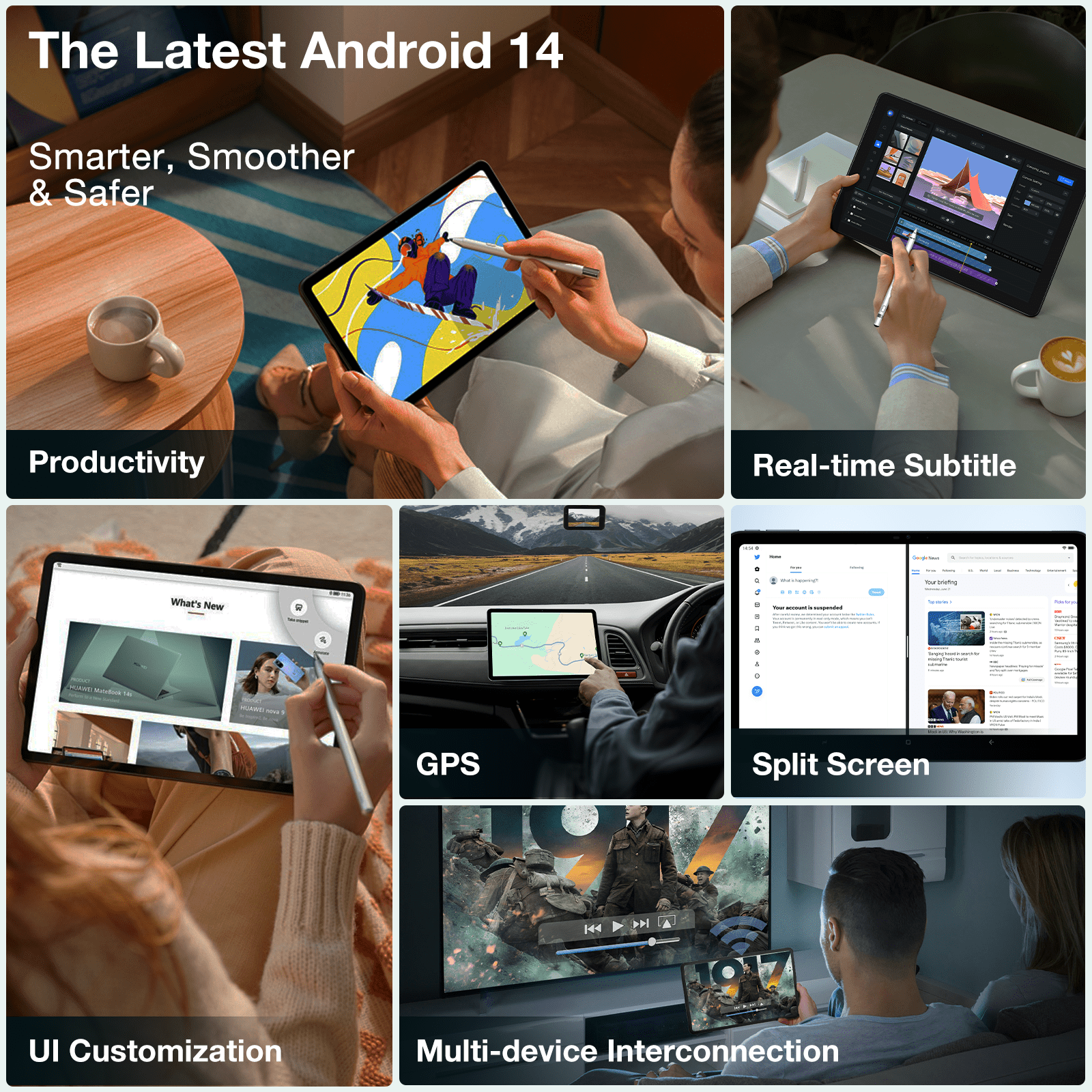 DOOGEE T40 VIP Android Tablet with Keyboard, 20GB+512GB/2TB Expand, 11 inch Tablet Helio G99 Octa-core, Android 14 IPS 1600x2560 Display, 4G LTE Cellular
