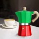 thumbnail image 1 of Aluminio Moka Pot Stovetop Espresso Coffee Maker Percolador Stove Top Pot Strong Espresso para estufa eléctrica para estufa eléctrica de cerámica Caño 300ml multicolor Baoblaze Cafetera Moka, 1 of 7