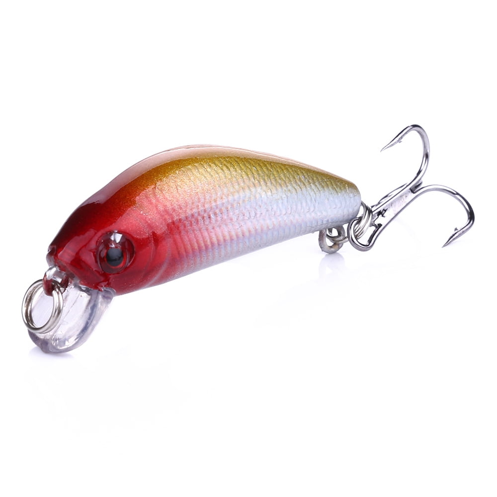 HENGJIA Minnow Bass Fishing Lures, Jerkbait Lure Set Hard Baits Deep Diving Crankbait for Catfish Walleye Trout Fishing Bait 4Pcs/kit