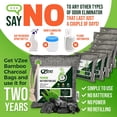 thumbnail image 2 of 8 XL Bags x 200g Nature Fresh Activated Odor Absorber, Bamboo Charcoal Air Purifying Bag, Odor Eliminator for Home, Car, Cigarette Smoke, Dog, Cat, Shoes, 2 of 4