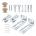 thumbnail image 4 of GUOOL Bifold Door Hardware Set Barn Door Hardware Door Installation and Repair Set, 4 of 8