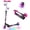 Pink, variant on BELEEV Scooter for Kids Ages 6-1 2 with Light-Up Wheels, 2 Wheel Folding Scooter for Girls Boys, Purple