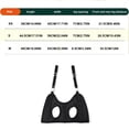 thumbnail image 3 of Cat Grooming Sling Hanging Restraint Bag Breathable Hands Free Suspended Support for Cats Small Dogs Bathing Nail Trimming Ear Cleaning Scratch Proof(Black-M), 3 of 6