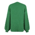 thumbnail image 3 of Vedolay Women Tops Womens Casual Jackets Casual Open Front Long Sleeve Work Office Top,Green S, 3 of 4