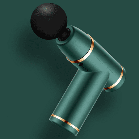 XIRQI Massage Gun Deep Tissue Massager with 10mm Stroke Muscle Massager with 8-Speed High Frequency Vibration Lightweight Design Green