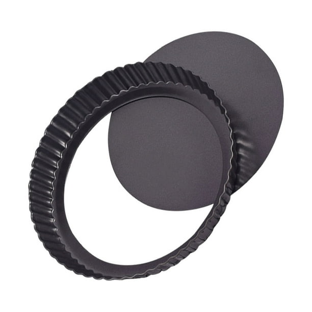 Yuarrent Quiche Pan Kits de utensilios para hornear con fondo extraíble Fácil de desmoldar Accesorio para hornear Suministros de cocina Utensilios de Type2 NO2 Yuarrent HA060379-02