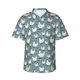 thumbnail image 1 of Fotbe Funny Chicken Camisa Hawaiana para Hombre Unisex – Camisa Casual de Verano con Botones de Manga Corta de Algodón y Lino,X-Large, 1 of 7