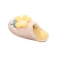 thumbnail image 2 of Zapatillas de algodón de invierno para hombre y mujer, zapatos cálidos de felpa con flores para interiores, zapatillas de algodón para parejas al aire libre Wmkox8yii  hj789, 2 of 5