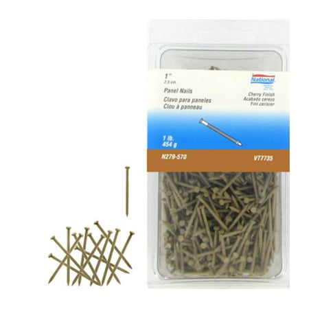 

2pk National Hardware N279-570 Panel Nails 1 Inch Cherry 1 Pound 106 Prox