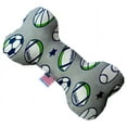 thumbnail image 2 of Mirage Pet 1255-CTYBN6 Sports & Stars Canvas Bone Dog Toy - 6 in., 2 of 2