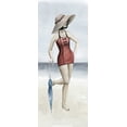 thumbnail image 2 of Popp, Grace 12x24 Black Ornate Wood Framed with Double Matting Museum Art Print Titled - Beach Beauty I, 2 of 4