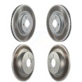thumbnail image 1 of Genius Front Rear Coated Disc Brake Rotors Kit for Car Volvo S40 C30 V50 C70 KG-101068, 1 of 9