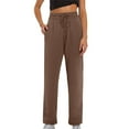 thumbnail image 1 of Women's Leisure Printed High - Waisted Wide - Leg Pants - Drawstring Elastic, Comfortable Long Pants with Pockets for Daily Wear, 1 of 5