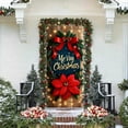 thumbnail image 5 of Christmas Door Cover - Polyester Door Decor for Front Doors, Indoor Doors and Walls - Durable, Reusable Holiday Festival Decoration with Easy Hanging Rope, 5 of 6