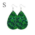 thumbnail image 2 of Wioihee Under $2.00 Earrings Studs St Patricks Day Earrings for Women Rhinestone Green Heart Leaf Earring for Women St Patricks Day Accessories, 2 of 2