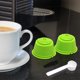 thumbnail image 4 of Fashionsho 2 filtros de café reutilizables, cestas de filtro, cápsulas fáciles de limpiar, bricolaje para Verde, 4 of 9
