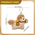thumbnail image 6 of Horse Pendant Charm Plush Doll Soft Plush Material for Purse Handbags Birthday Gift Party Favor Accessory, 6 of 6