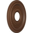 thumbnail image 2 of Ekena Millwork 13"OD x 3 1/2"ID x 3/4"P Cole Thermoformed PVC Ceiling Medallion (Fits Canopies up to 4 1/4"), Universal Aged Metallic Rust, 2 of 10
