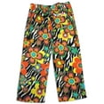 thumbnail image 3 of Bee Posh Little Girls Fleece Pajamas Child Female Tie Dye Lounge Sleep Pants Brown XS, 3 of 20