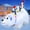 8 FT Polar Bear, variant on 4FT Christmas Inflatables Snowman Outdoor Decorations, Giant Blow up Snow Man Yard Decor Built-in Bright LED Light Wear Magic Hat, Weatherproof Holiday for Garden Patio Lawn Party Xmas Gifts