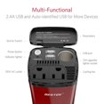 thumbnail image 2 of BESTEK 400 Watts Power Inverter DC 12V to AC 110V Power Converter with 4 USB Charging Ports Car Adapter, 2 of 5