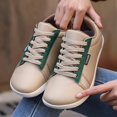 thumbnail image 3 of Men’s Wide Fit Casual Skate Sneakers Lightweight Lace Up Walking Shoes with Non Slip Sole for Daily Wear Travel Outdoor Comfort Athletic Shoes, 3 of 9
