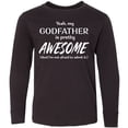 thumbnail image 3 of Inktastic Yeah My Godfather is Pretty Awesome Long Sleeve Youth T-Shirt, 3 of 5