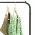 thumbnail image 3 of Whitmor Garment Rack with Shelf - Matte Black, 3 of 4