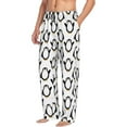 thumbnail image 2 of Xecao Lovely Penguin Men's Straight Lounge Pajama Pants: The Ultimate in Comfortable Sleepwear, 2 of 9