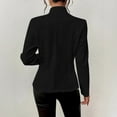 thumbnail image 5 of Pxiakgy New Button Patterned Small Suit Jacket for Formal Wear During The New School Season Womens Blazer Summer Blazers for Women Lightweight Blazers for Women Business Casual Black L, 5 of 8