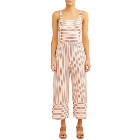 Women's Smocked French Terry Jumpsuit