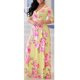 thumbnail image 2 of Vestido maxi floral de manga larga para mujer Vestidos de fiesta de playa de verano Tallas grandes L Hugo Vestido floral de las mujeres, 2 of 10