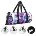 thumbnail image 5 of Easygdp Flying Butterflies Travel Bag, Camping, Weekend, Carry On Overnight Duffel Bag with Shoulder Strap, 5 of 8