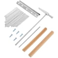 thumbnail image 1 of KAKOWELY Kit de Pièces Kalimba Accessoires d'Instruments de Musique en Bois pour Amateurs 1 Ensemble, 1 of 8