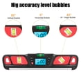 thumbnail image 6 of ANJKFLUR Digital Spirit Level Inclinometer Horizontal Scale Ruler 360° Angle Finder Bubble Electric Level Protractor, 6 of 11