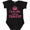 thumbnail image 3 of Inktastic So Cute Princess Girls Baby Bodysuit, 3 of 5