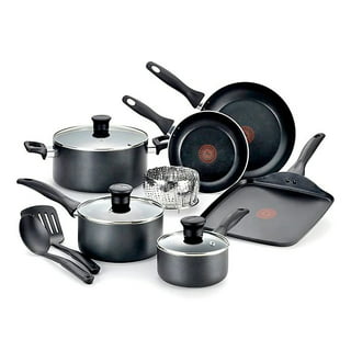 T-fal Performa Pro 12-Piece Stainless Steel Nonstick Cookware Set E760SC64  - The Home Depot