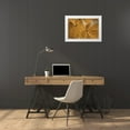 thumbnail image 4 of Vitaly Geyman 32x23 White Modern Wood Framed Wall Art Titled - Chestnut Leaves Duet II Brown, 4 of 5