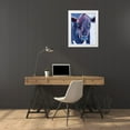 thumbnail image 3 of Seay, Anne 20x24 White Modern Wood Framed Museum Art Print Titled - Purple Cow, 3 of 4