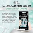 thumbnail image 3 of Set de uñas artificiales Ardell Nail Addict Premium Green Glitter, 3 of 3