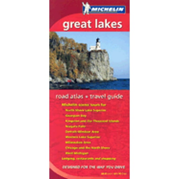 Michelin Great Lakes Regional Atlas & Travel Guide (Paperback) by Michelin Travel Publications (Creator)