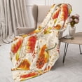 thumbnail image 4 of Throw Blanket for Couch Sofa and Bed, Autumn With Birds Super Soft Plush Throw Blanket, Fuzzy Cuteness Comfy Warm Washable Flannel Blanket & Throws for All Season 40"x30", 4 of 7