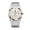 Gold Shell White Surface, variant on Men's Watch New Hot-Selling Quartz Watch Simple Elegant Fashion Wristwatch Steel Band Waterproof Calendar Business Trendy Wristwatch Men's Watch
