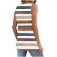 thumbnail image 4 of Ashirexll Tank Tops for Women, Womens Casual Tops, Fashion Casual Striped Round Neck Sleeveless Summer Tank Shirts, 4 of 7