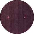 thumbnail image 1 of Ahgly Company Indoor Round Abstract Pink Contemporary Area Rugs, 3' Round, 1 of 4