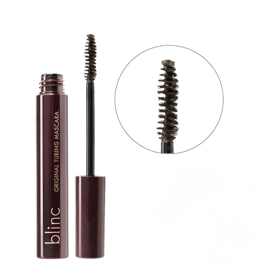 Blinc Original Tubing Mascara | Natural looking Lengthening Mascara| Ultra-Longwearing Washable Mascara | Vegan, Gluten-Free and Cruelty-Free | 9mL / 0.30 Fl. OZ Dark Brown