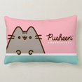 thumbnail image 1 of Pusheen-funda de almohada de dibujos animados para sala de estar, cubierta de cojín con estampado bonito para coche, decoración del hogar, regalos de navidad, 1 of 4