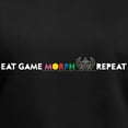 thumbnail image 3 of CafePress - Power Rangers Eat Game Morp Women's V Neck T Shirt - Women's V-Neck Dark T-Shirt, 3 of 4