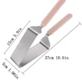 thumbnail image 3 of Oleegame 1PC Tomato Slicer And Lemon Slicer Cake Cutter Triangular Cake Cutter Stainless Steel Cake Cutter | And Cake Cutter Metal Cake Cake Elevator Cake Cake Elevator Tools For And Pizza Pink, 3 of 7