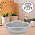thumbnail image 3 of 1 Ensemble de Lavabo en Acier Inoxydable pour VR, Petit Lavabo d'Angle, Lavabo Simple pour Véhicule Récréatif, 3 of 5
